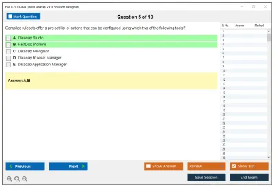 IBM C2070-994 IBM Datacap V9.0 Solution Designer Practice test exam simulator test engine exam Prep practice test questions answers Image 5