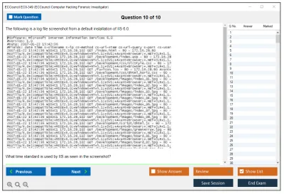 ECCouncil EC0-349 ECCouncil Computer Hacking Forensic Investigator Practice test exam simulator test engine exam Prep practice test questions answers Image 10