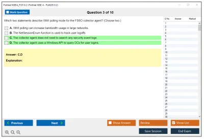 Fortinet NSE4_FGT-6.2 Fortinet NSE 4 - FortiOS 6.2 Practice test exam simulator test engine exam Prep practice test questions answers Image 3