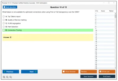 Riverbed 101-01 Riverbed Certified Solutions Associate Practice test exam simulator test engine exam Prep practice test questions answers Image 10