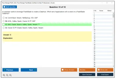 Pure Storage FBAP_002 Pure Storage FlashBlade Certified Architect Professional (FBAP_002) Exam Practice test exam simulator test engine exam Prep practice test questions answers Image 10