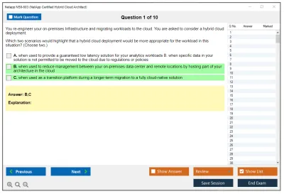 Netapp NS0-603 NetApp Certified Hybrid Cloud Architect Practice test exam simulator test engine exam Prep practice test questions answers Image 1