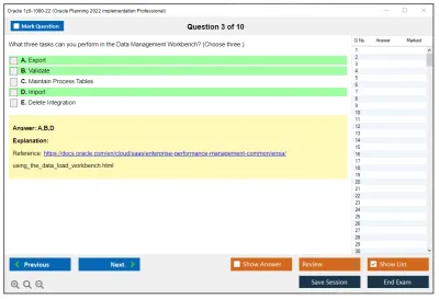 Oracle 1z0-1080-22 Oracle Planning 2022 Implementation Professional Practice test exam simulator test engine exam Prep practice test questions answers Image 3