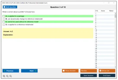 OMG OMG-OCUP-200 OMG-Certified UML Professional Intermediate Exam Practice test exam simulator test engine exam Prep practice test questions answers Image 3