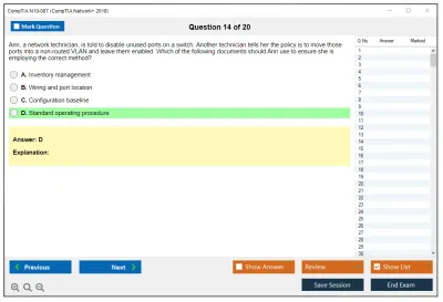 CompTIA N10-007 CompTIA Network+ 2018 Practice test exam simulator test engine exam Prep practice test questions answers Image 14
