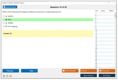 CompTIA CV0-001 CompTIA Cloud+ Practice test exam simulator test engine exam Prep practice test questions answers Image 18