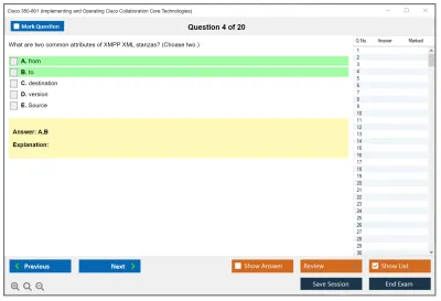 Cisco 350-801 Implementing Cisco Collaboration Core Technologies (350-801 CLCOR) Practice test exam simulator test engine exam Prep practice test questions answers Image 4