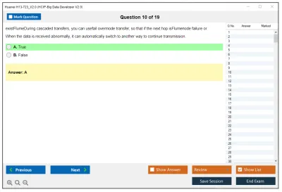 Huawei H13-723_V2.0 HCIP-Big Data Developer V2.0 Practice test exam simulator test engine exam Prep practice test questions answers Image 10