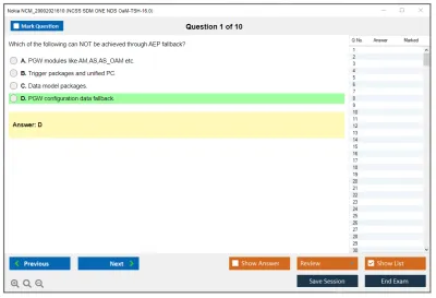 Nokia NCM_20002021610 NCSS SDM ONE NDS OaM-TSH-16.0 Practice test exam simulator test engine exam Prep practice test questions answers Image 1