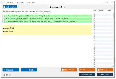Huawei H20-871 Huawei Certified Field Specialist - IVS Practice test exam simulator test engine exam Prep practice test questions answers Image 6