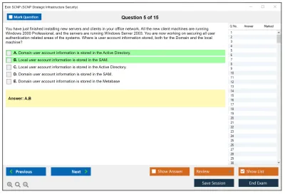 Exin SCNP SCNP Strategic Infrastructure Security Practice test exam simulator test engine exam Prep practice test questions answers Image 5