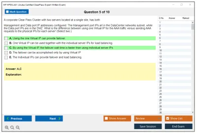 HP HPE6-A81 Aruba Certified ClearPass Expert Written Exam Practice test exam simulator test engine exam Prep practice test questions answers Image 5
