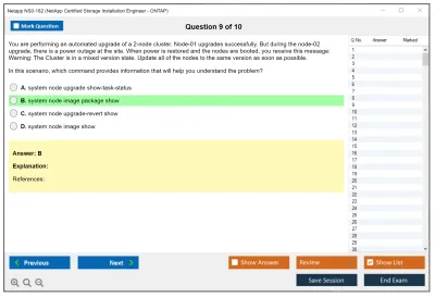 Netapp NS0-182 NetApp Certified Storage Installation Engineer - ONTAP Practice test exam simulator test engine exam Prep practice test questions answers Image 9