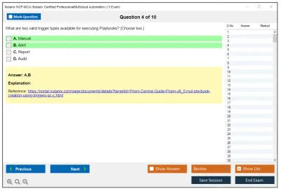 Nutanix NCP-MCA Nutanix Certified Professional - Multicloud Automation (NCP-MCA) v6 Exam Practice test exam simulator test engine exam Prep practice test questions answers Image 4