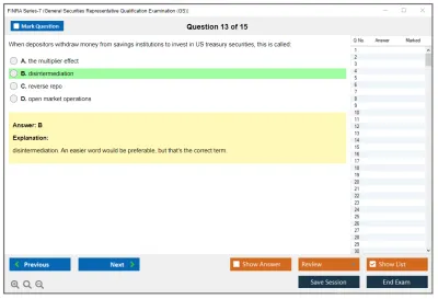 FINRA Series-7 General Securities Representative Qualification Examination (GS) Practice test exam simulator test engine exam Prep practice test questions answers Image 13