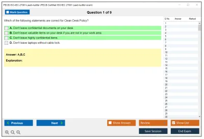 PECB ISO-IEC-27001-Lead-Auditor PECB Certified ISO/IEC 27001 Lead Auditor exam Practice test exam simulator test engine exam Prep practice test questions answers Image 1