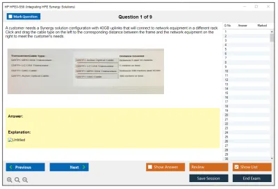 HP HPE0-S50 Integrating HPE Synergy Solutions Practice test exam simulator test engine exam Prep practice test questions answers Image 1