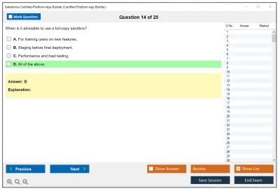 Salesforce Certified-Platform-App-Builder Salesforce Certified Platform App Builder Practice test exam simulator test engine exam Prep practice test questions answers Image 14