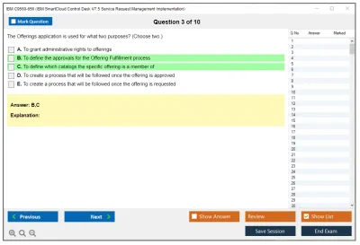 IBM C9560-656 IBM SmartCloud Control Desk V7.5 Service Request Management Implementation Practice test exam simulator test engine exam Prep practice test questions answers Image 3