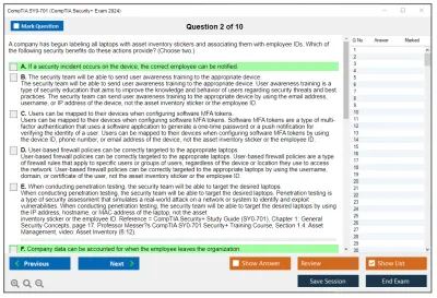 CompTIA SY0-701 CompTIA Security+ Exam 2025 Practice test exam simulator test engine exam Prep practice test questions answers Image 2