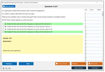 Microsoft MB-400 Microsoft Power Apps + Dynamics 365 Developer Practice test exam simulator test engine exam Prep practice test questions answers Image 5