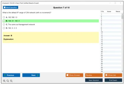 Checkpoint 156-835 Check Point Certified Maestro Expert Practice test exam simulator test engine exam Prep practice test questions answers Image 7