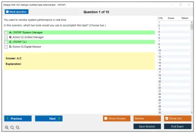 Netapp NS0-162 NetApp Certified Data Administrator (ONTAP) Practice test exam simulator test engine exam Prep practice test questions answers Image 1
