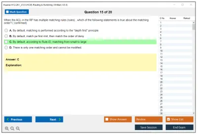 Huawei H12-261_V3.0 HCIE-Routing & Switching (Written) V3.0 Practice test exam simulator test engine exam Prep practice test questions answers Image 15