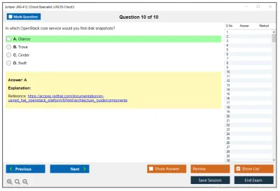Juniper JN0-412 Cloud, Specialist (JNCIS-Cloud) Practice test exam simulator test engine exam Prep practice test questions answers Image 10