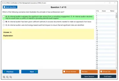 IIA IIA-CRMA Certification in Risk Management Assurance (CRMA) Exam Practice test exam simulator test engine exam Prep practice test questions answers Image 1