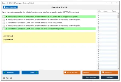 Cisco 400-101 CCIE Routing and Switching Written Practice test exam simulator test engine exam Prep practice test questions answers Image 3