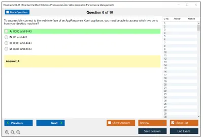 Riverbed 499-01 Riverbed Certified Solutions Professional – Application Performance Management Practice test exam simulator test engine exam Prep practice test questions answers Image 6