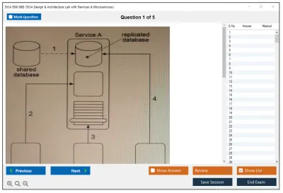 SOA S90.08B SOA Design & Architecture Lab with Services & Microservices Practice test exam simulator test engine exam Prep practice test questions answers Image 1