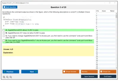 Huawei H12-811_V1.0 HCIA-Datacom V1.0 Exam Practice test exam simulator test engine exam Prep practice test questions answers Image 3