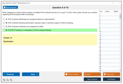 Cisco 352-001 CCDE™ Written Exam (v2.1) Practice test exam simulator test engine exam Prep practice test questions answers Image 6