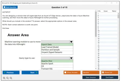 Microsoft AI-100 Designing and Implementing an Azure AI Practice test exam simulator test engine exam Prep practice test questions answers Image 3