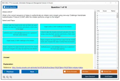 EMC DEA-1TT4 Associate: Information Storage and Management Version 4.0 Exam Practice test exam simulator test engine exam Prep practice test questions answers Image 1