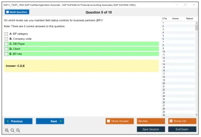 SAP C_TS4FI_1909 SAP Certified Application Associate - SAP S/4HANA for Financial Accounting Associates (SAP S/4HANA 1909) Practice test exam simulator test engine exam Prep practice test questions answers Image 5
