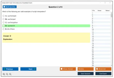 Arista ACE-P-ALE1.04 Arista Linux Essentials Exam Practice test exam simulator test engine exam Prep practice test questions answers Image 2