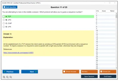 GAQM CPEH-001 Certified Professional Ethical Hacker (CPEH) Practice test exam simulator test engine exam Prep practice test questions answers Image 11