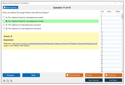 VMware 2V0-620 vSphere 6 Foundations Practice test exam simulator test engine exam Prep practice test questions answers Image 11