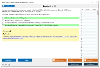 Netapp NS0-162 NetApp Certified Data Administrator (ONTAP) Practice test exam simulator test engine exam Prep practice test questions answers Image 3