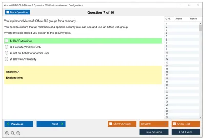 Microsoft MB2-716 Microsoft Dynamics 365 Customization and Configuration Practice test exam simulator test engine exam Prep practice test questions answers Image 7