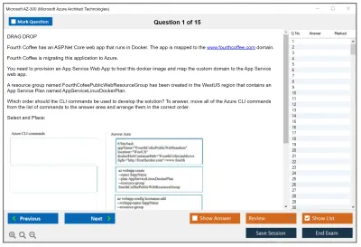 Microsoft AZ-300 Microsoft Azure Architect Technologies Practice test exam simulator test engine exam Prep practice test questions answers Image 1