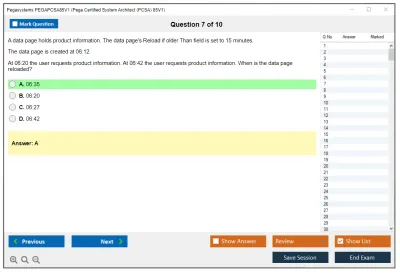 Pegasystems PEGAPCSA85V1 Pega Certified System Architect (PCSA) 85V1 Practice test exam simulator test engine exam Prep practice test questions answers Image 7