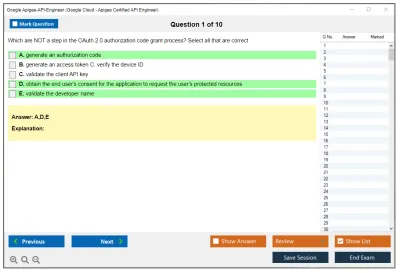 Google Apigee-API-Engineer Google Cloud - Apigee Certified API Engineer Practice test exam simulator test engine exam Prep practice test questions answers Image 1