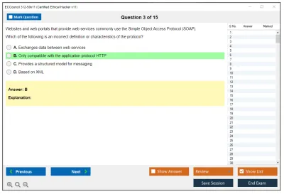 ECCouncil 312-50v11 Certified Ethical Hacker Exam (CEH v11) Practice test exam simulator test engine exam Prep practice test questions answers Image 3