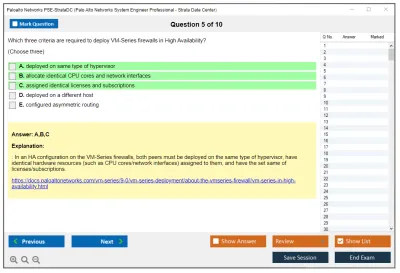 Palo Alto Networks PSE-StrataDC Palo Alto Networks System Engineer Professional - Strata Data Center Practice test exam simulator test engine exam Prep practice test questions answers Image 5
