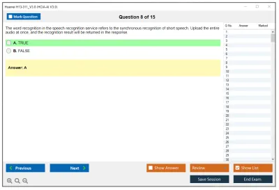 Huawei H13-311_V3.0 HCIA-AI V3.0 Practice test exam simulator test engine exam Prep practice test questions answers Image 8