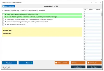 CompTIA SK0-004 CompTIA Server+ Practice test exam simulator test engine exam Prep practice test questions answers Image 7